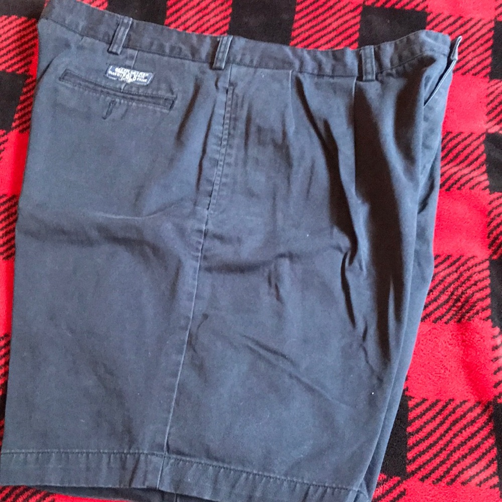 Polo by Ralph Lauren mens navy Tyler shorts size 40 pleated